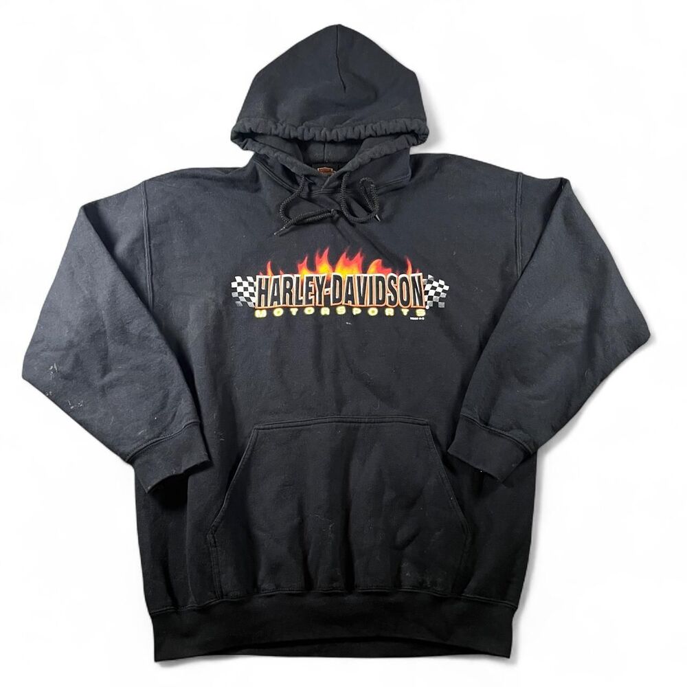 Harley-davidson Men's Black Hoodie